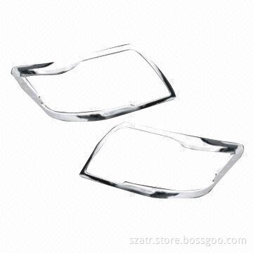 Head Lamp Cover for Hilux Vigo 12-ON, Made of ABS with Chromed